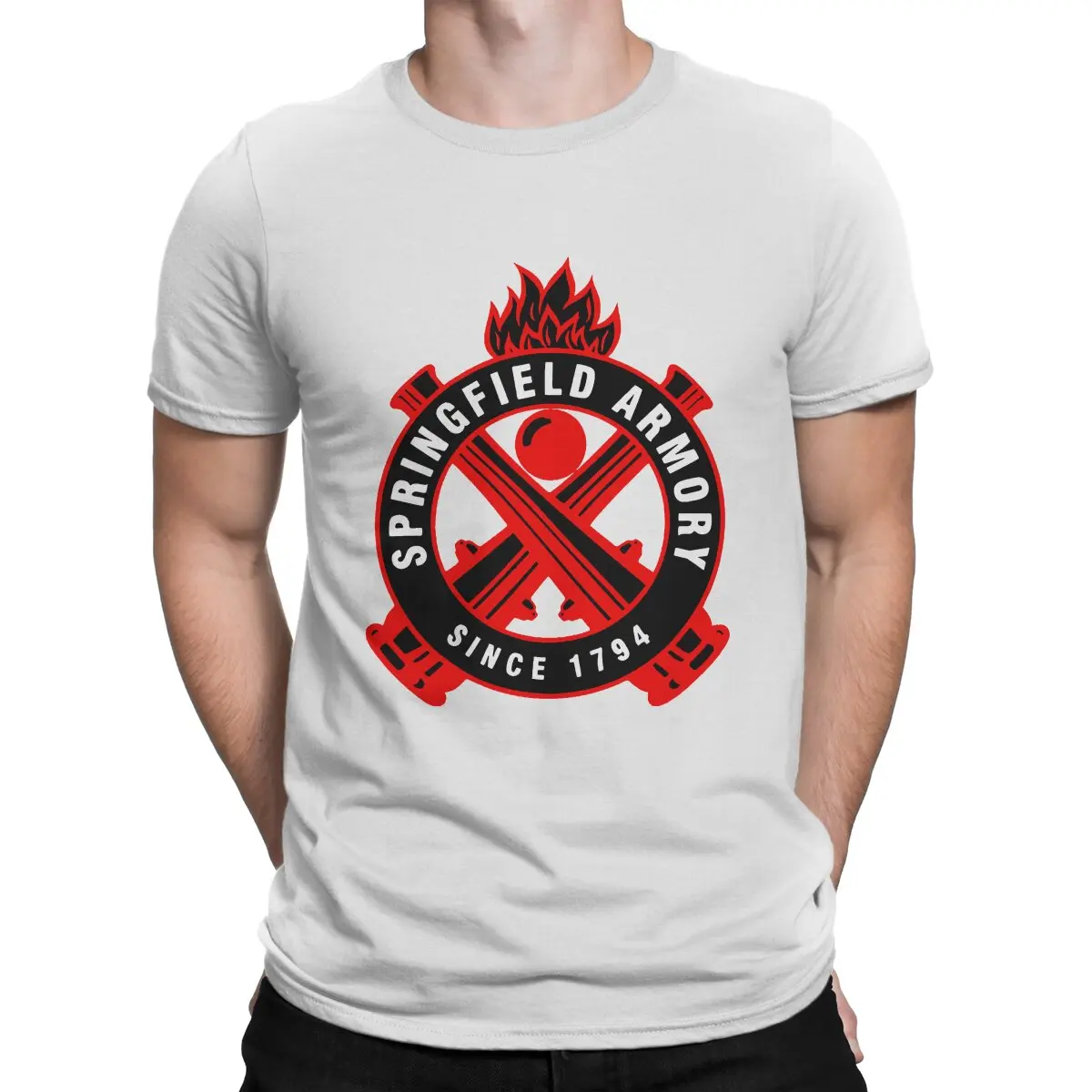 thumbnail image 1 of Camiseta de armería para hombre Smith Cool Wesson, cuello redondo, algodón, humor, idea de regalo de alta calidad., 1 of 7