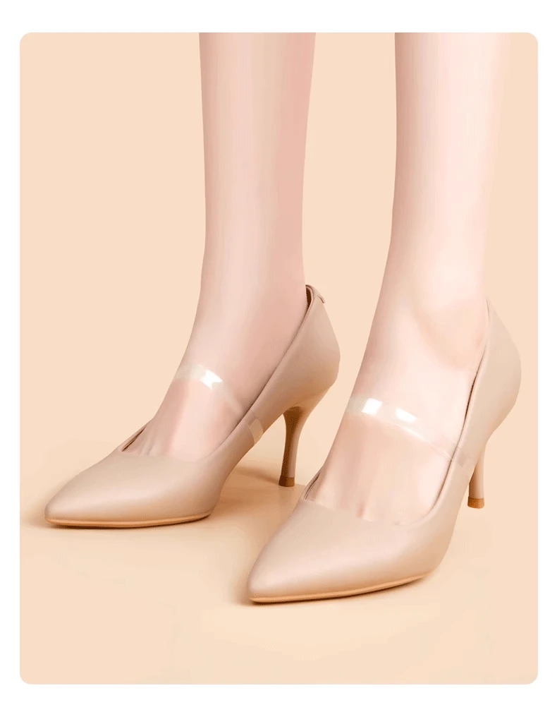 Transparente, unsichtbare Schnürsenkel für Damen, High Heels, Sandalen, Riemen, Riemen, rutschfest und nicht begrenzend, feste Anti-Drop-Schnürsenkel – Detail 13