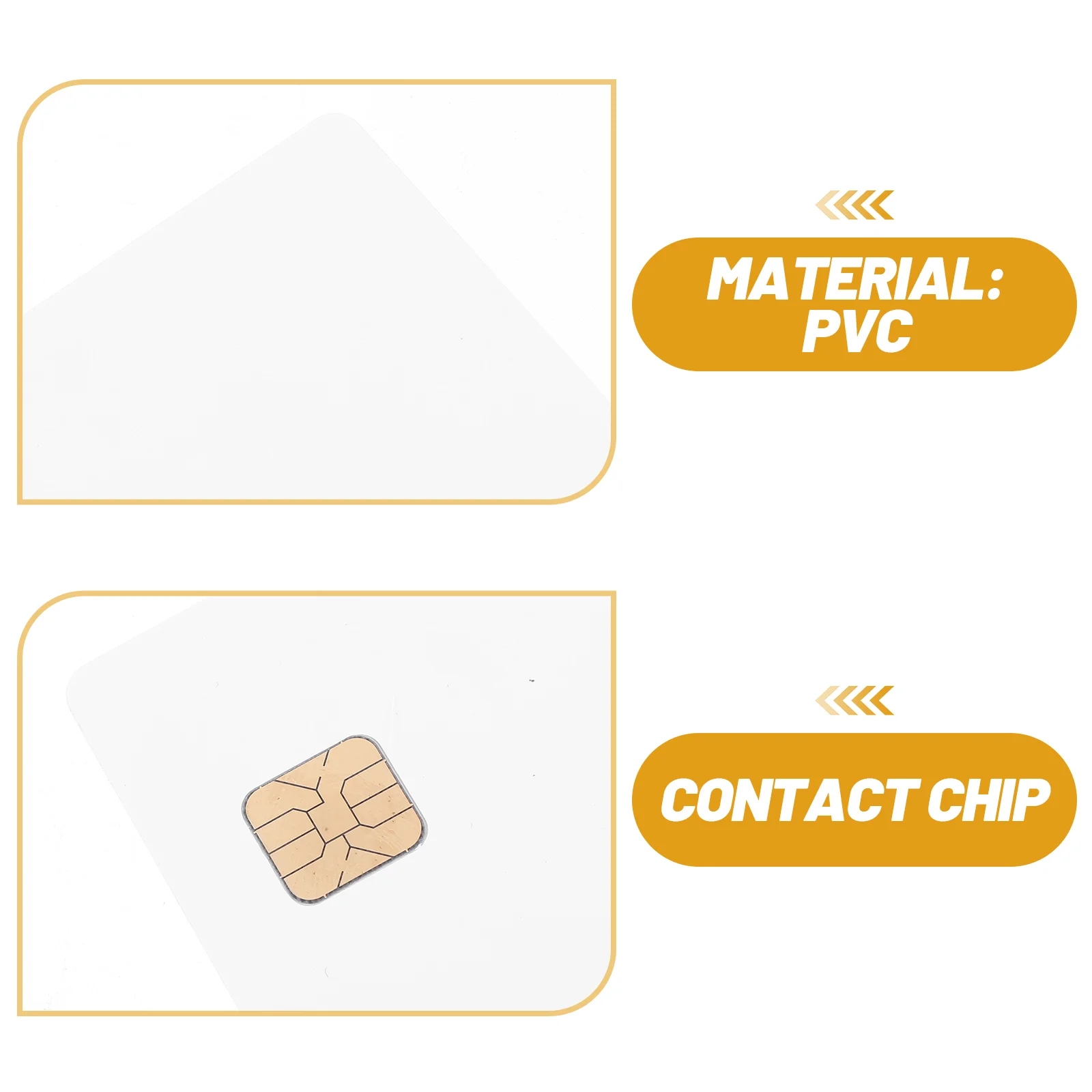 IC 카드 칩 PVC 카드, PVC 빈 카드, 칩 빈 카드, 사무실용 흰색 신용 카드