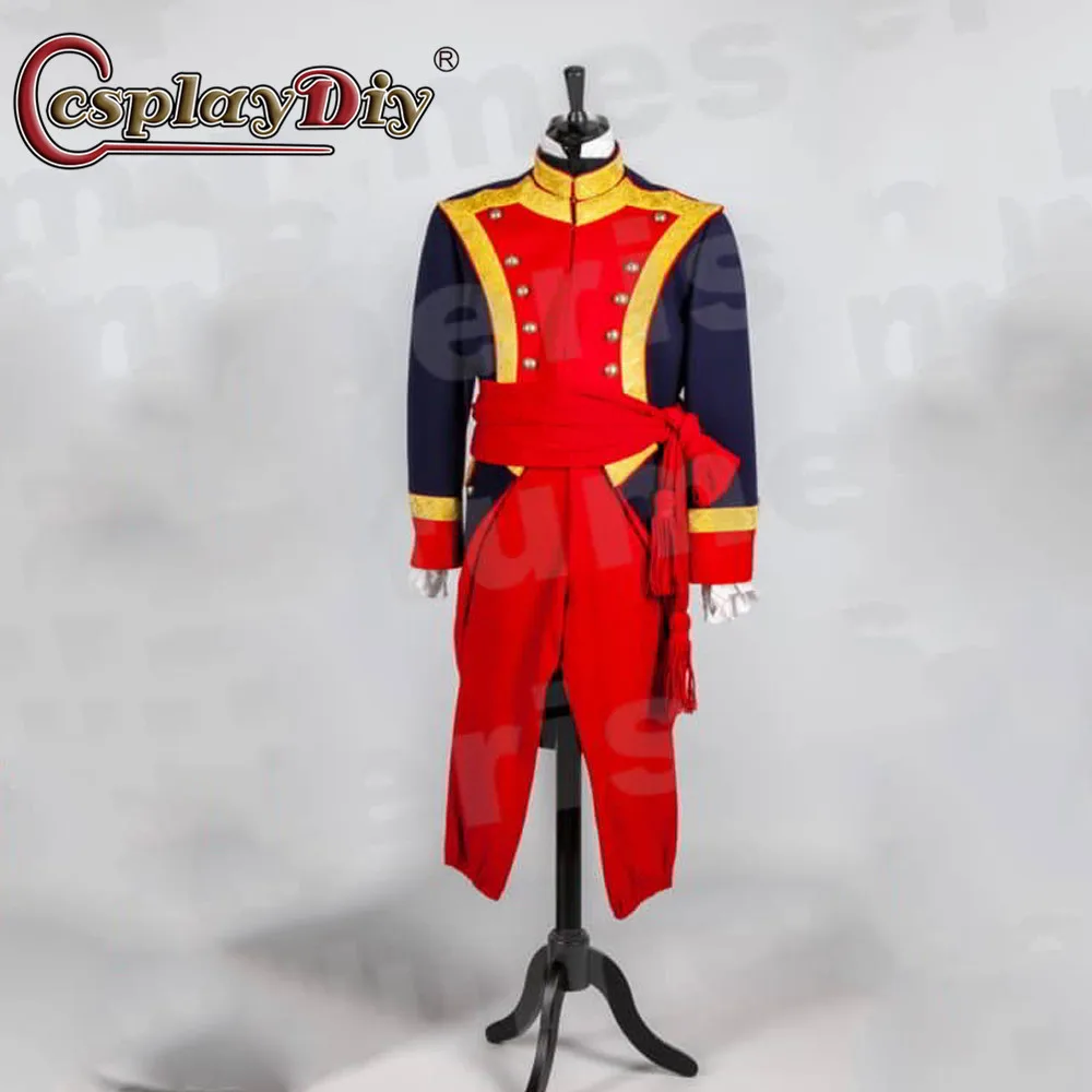 

Костюм королевской гвардии Cosplaydiy в европейском британском стиле Блейзер королевы со штанами принц Вильям солдаты костюм для косплея на Хэллоуин