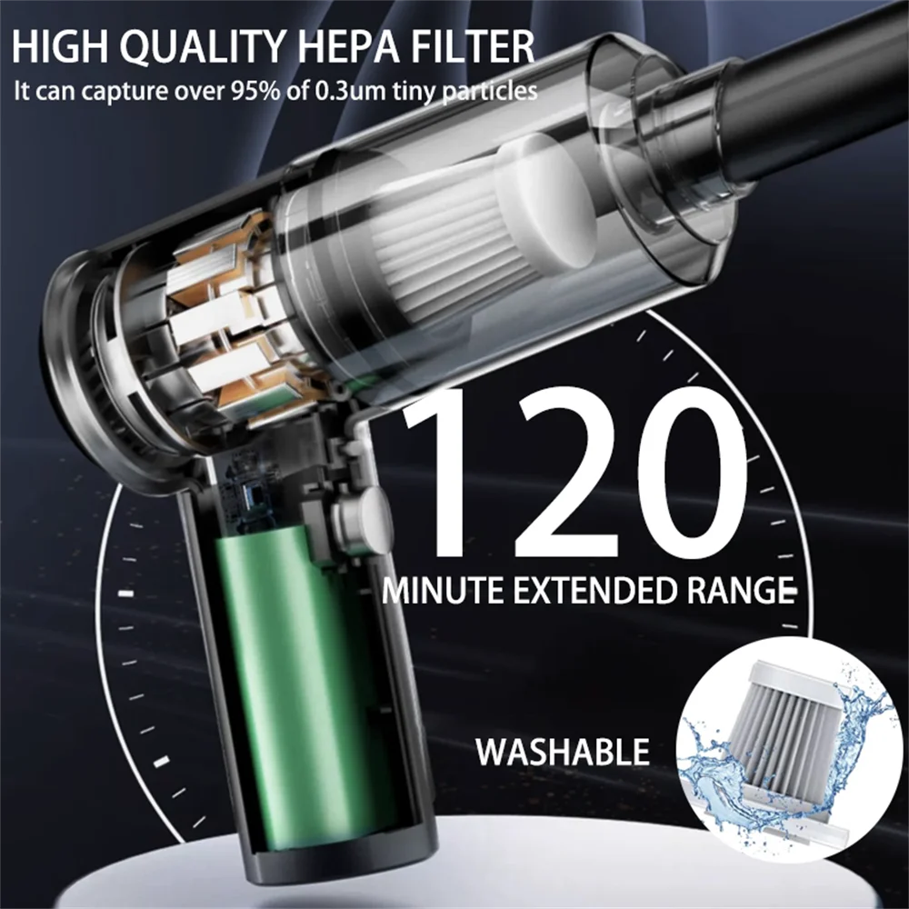 3-in-1 Vacuum for Small Car and Household Use