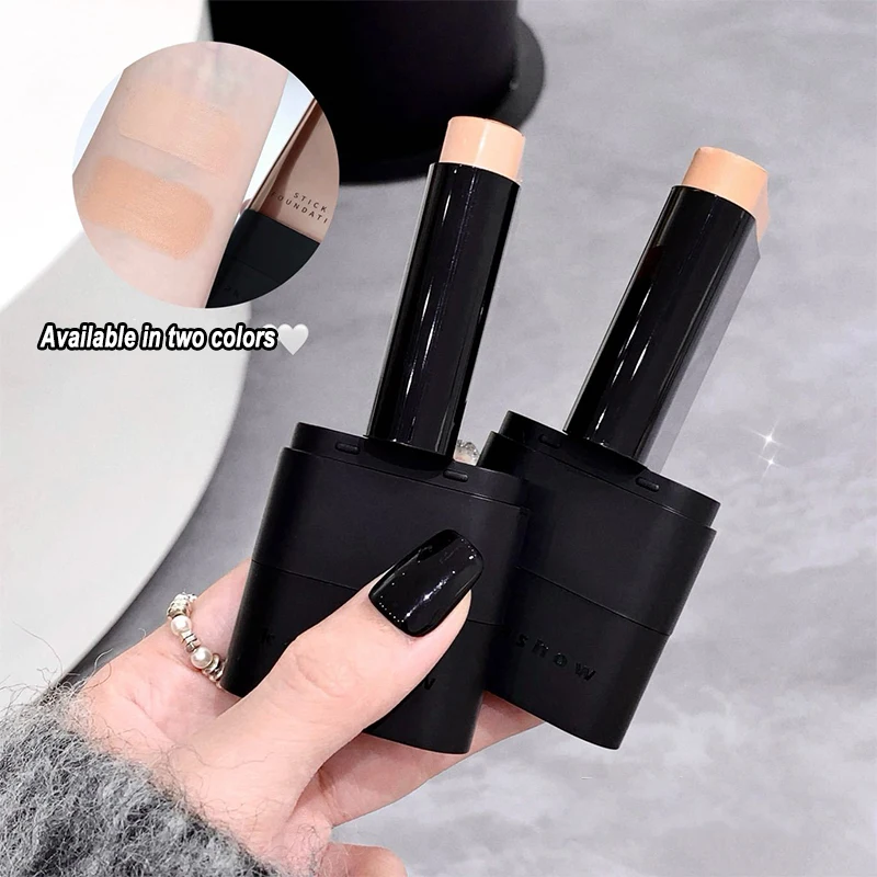 Skin Beauty Double-end Foundation Stick,Velvet Moist Light Concealer Foundation Long-lasting Flawless Makeup Face Beauty Makeup 6