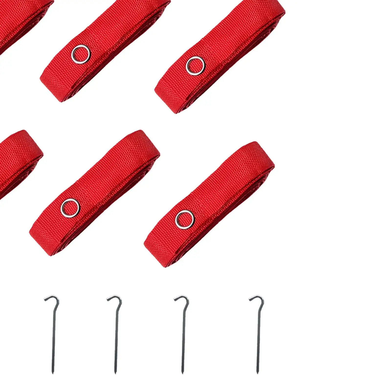 6x Beach Volleyball Lines Court Marker Singles Double Court Portable Borderline Field Lines Marking for Sand Outdoor Sports