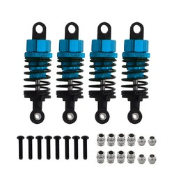 Premium Aluminium Alloy Oil Shock Absorber for 1/10 RC Drift Racing Cars (Blue 4pcs)