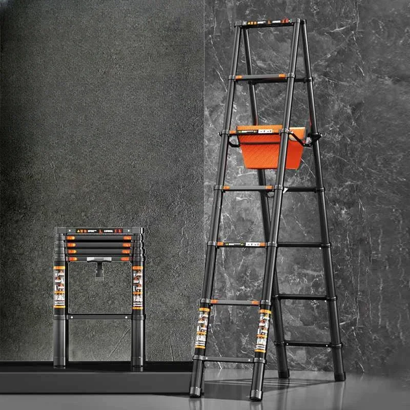 Walk Ladder Example Engineering-Telescopic-Ladder-Thick-Aluminum-Alloy-Step-Ladder ...