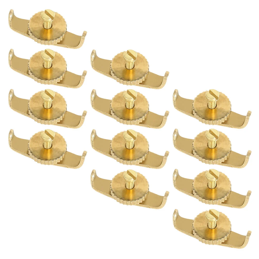 

12 Pcs Erhu Fine-tuning Accessories for Replacement Premium Tuners Component Copper Adjustment Tools Parts