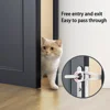 Cat Door Latch Bracket, Adjustable Size To Keep The Door Open, Prevent Dogs From Entering, No Tools Required and No Wall Damage