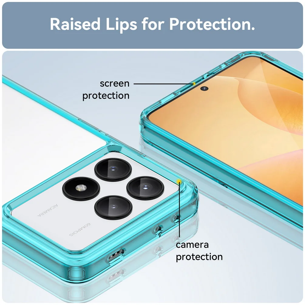 Étui Transparent pour X6 M6 F5 X5 GT X4 M5 F4 POCO C65 C40 C55 M4 Pro F3, housse de téléphone souple et fine en TPU_voghion.com