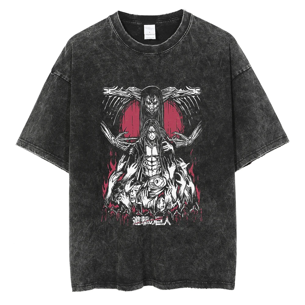 harajuku anime japonês gráfico t camisa dos