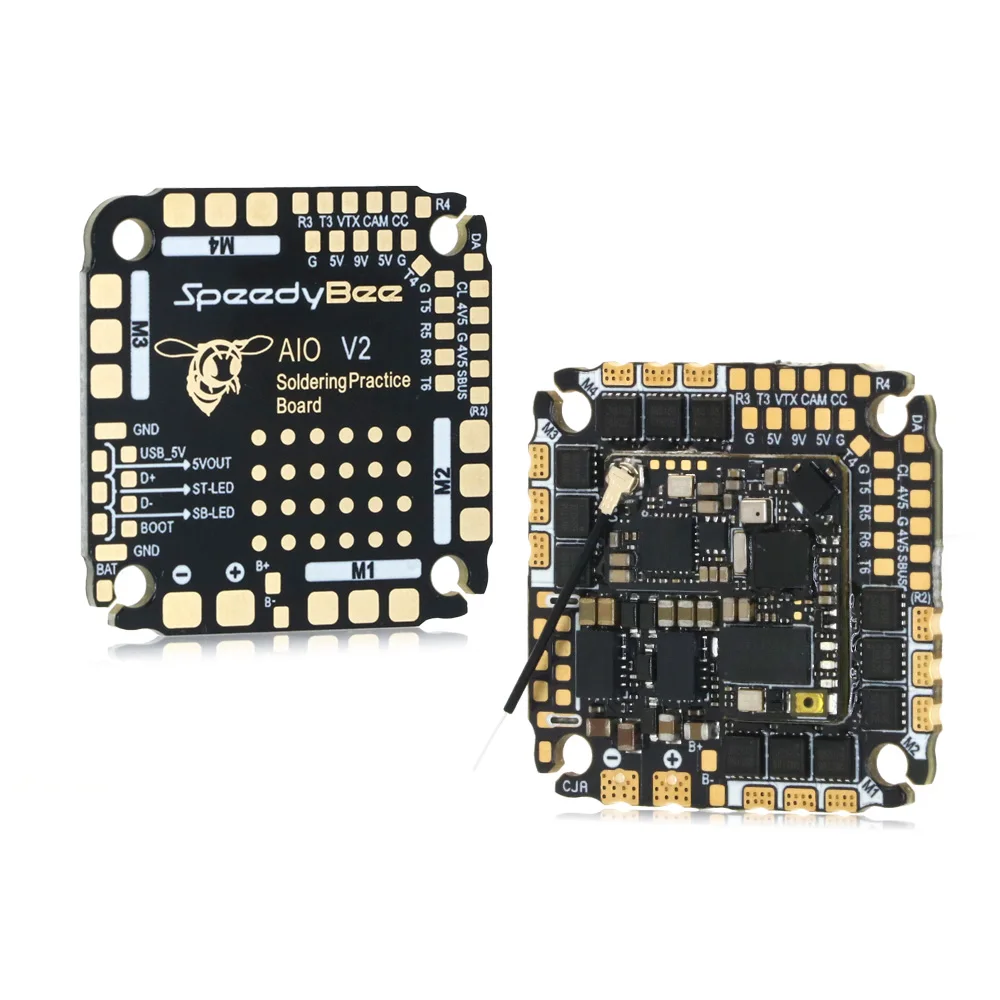 SpeedyBee F405 AIO V2 35A 40A Blue-jay 25,5x25,5 3-6S Управление полетом и интегрированный контроллер ESC для модели самолета thumbnail 3