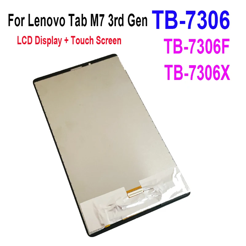 Original LCD For Lenovo Tab M7 3rd Gen TB-7306 TB-7306F TB-7306X 7306 LCD  Display Touch Screen Digitizer Assembly - AliExpress