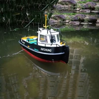 DIY Simulation Rc Boat Model Kit 1:18Tug804 Tug Rescue Boat Small and Moped Tugboat 2