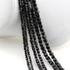 Natural Black Spinel Faceted Round / Cube / Rondelle Beads 2mm,3mm,4mm,1x2mm,2x3mm,Fine Jewelry Making 5