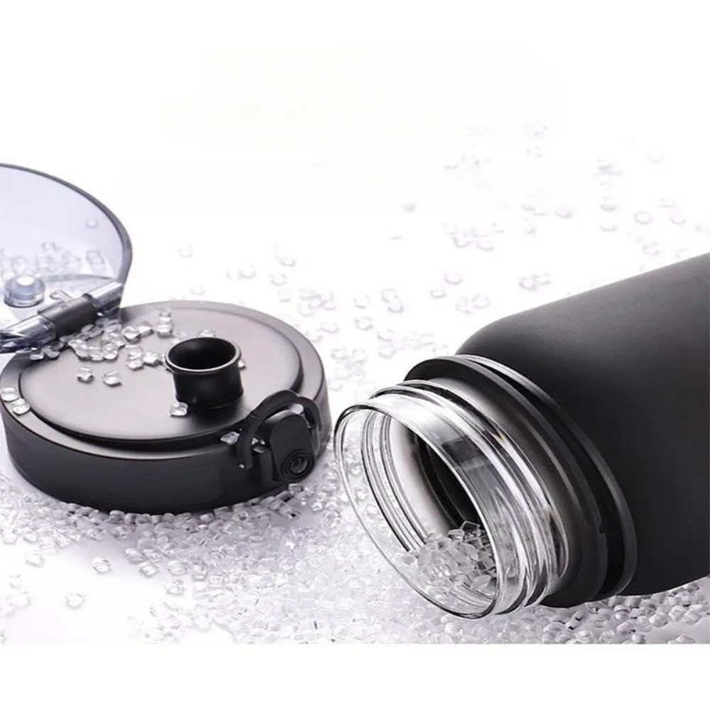500/650/1000ml Sports Water Bottle Large Capacity Plastic Cup Drinking for Outdoor Travel Office Portable Gym Fitness Jugs