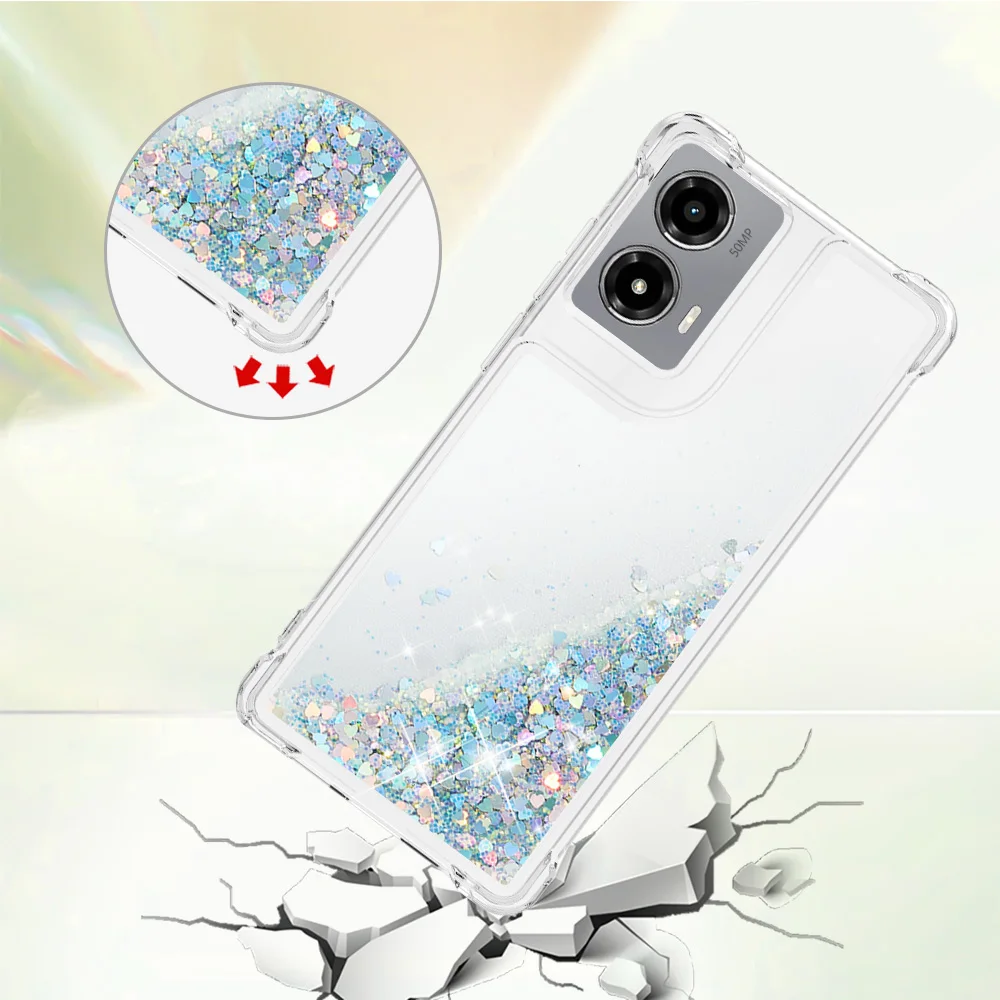 BQQFG For Moto G 5G 2023 Case,Marble Design Three Layer Heavy Duty Shockproof Protection Hard Plastic Bumper Soft Silicone Rubber Drop Protective Cover Case For Moto G 5G 2023 (Blue