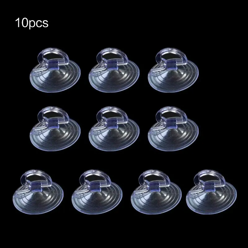 10PCS 3,5 cm Auto Sonnenschirm Saugnapf Hochzeit Auto Ballon Decor  Transparent Glas Kunststoff Sucker Haken - AliExpress