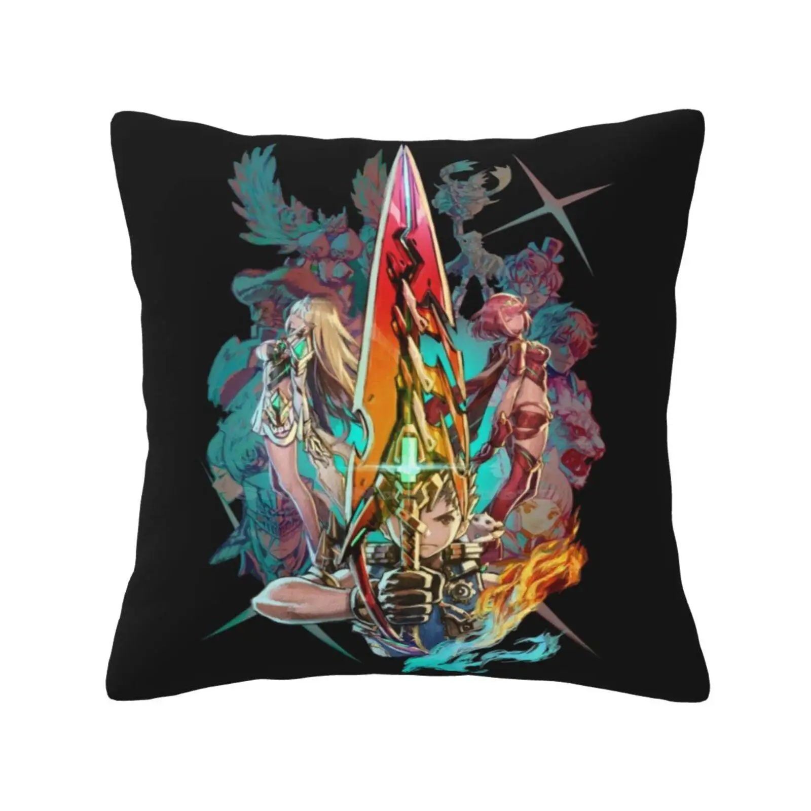 Xenoblade Chairs? 2-Team Home Sofa Car Cushion Cover Federa Xenoblade Chairs 2 Xenoblade Chairs 3 Switch