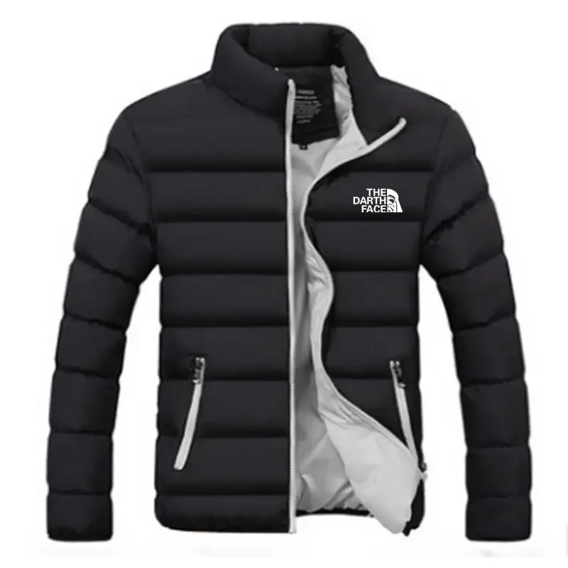 New Men's Fall Winter Coat Fashion cotton-padded jacket men's down jacket Warm clothing Casual parka plus size M-5XL