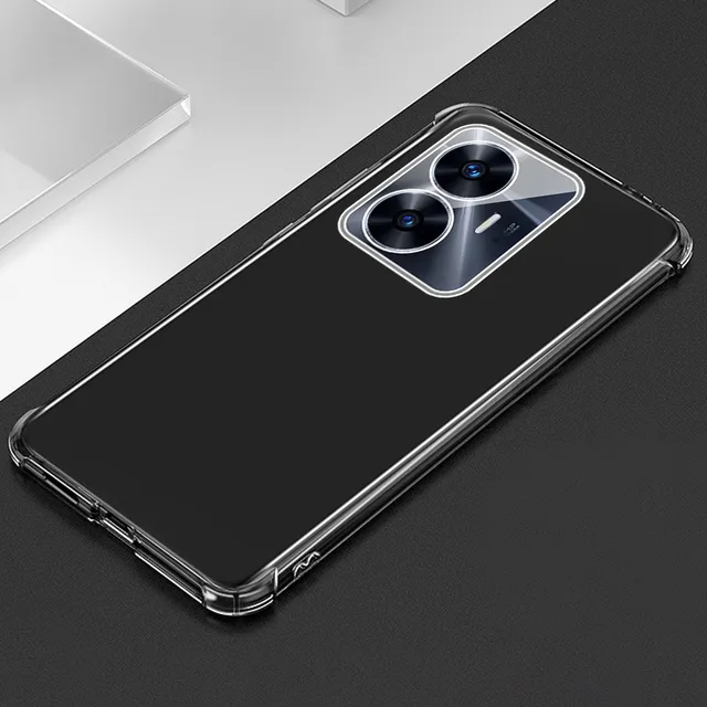 Transparent Shockproof Silicone Case For Realme C55 4G 2023 Realmi C 55 55C  On RealmiC55 Camera Protection Slim Soft Cover Coque - AliExpress
