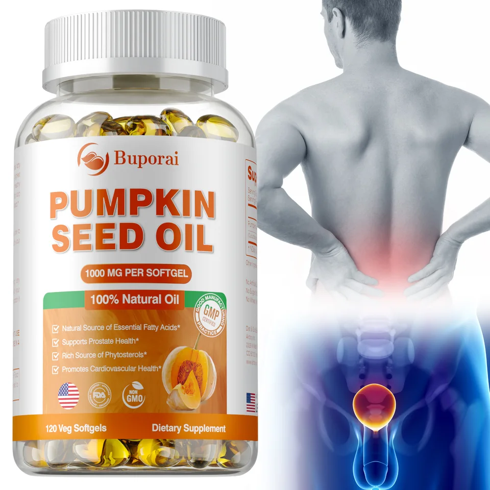 Pumpkin Seed Oil Capsules for Health and Growth