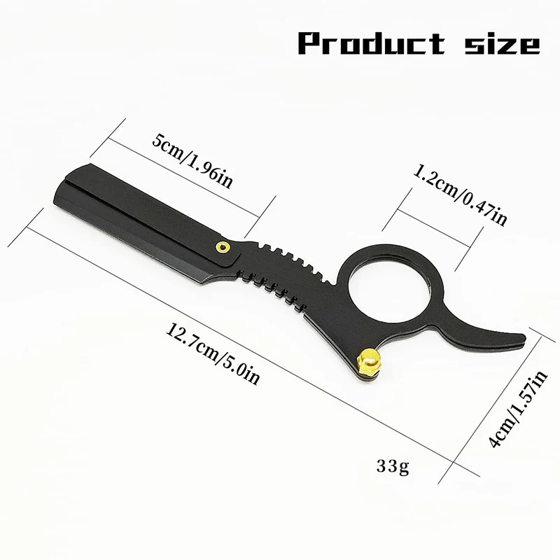 Professional Stainless Steel Straight Razor For Beard Shaving_voghion.com