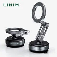 LINIM X53 360Degree Rotation Desktop Vacuum Suction Phone Holder Universal Vacuum Adsorption Suction Magnetic Phone Holder