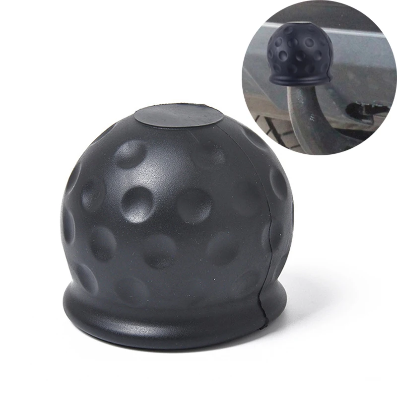 2PCS Universal 50Mm Tow Bar Ball Cover Cap Trailer Ball Cover Tow Bar