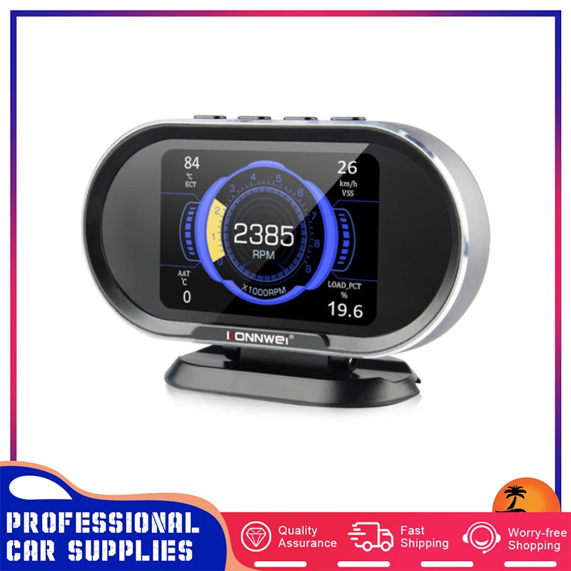 Измерительный прибор OBD2 цифровой спидометр для измерения расхода топлива
