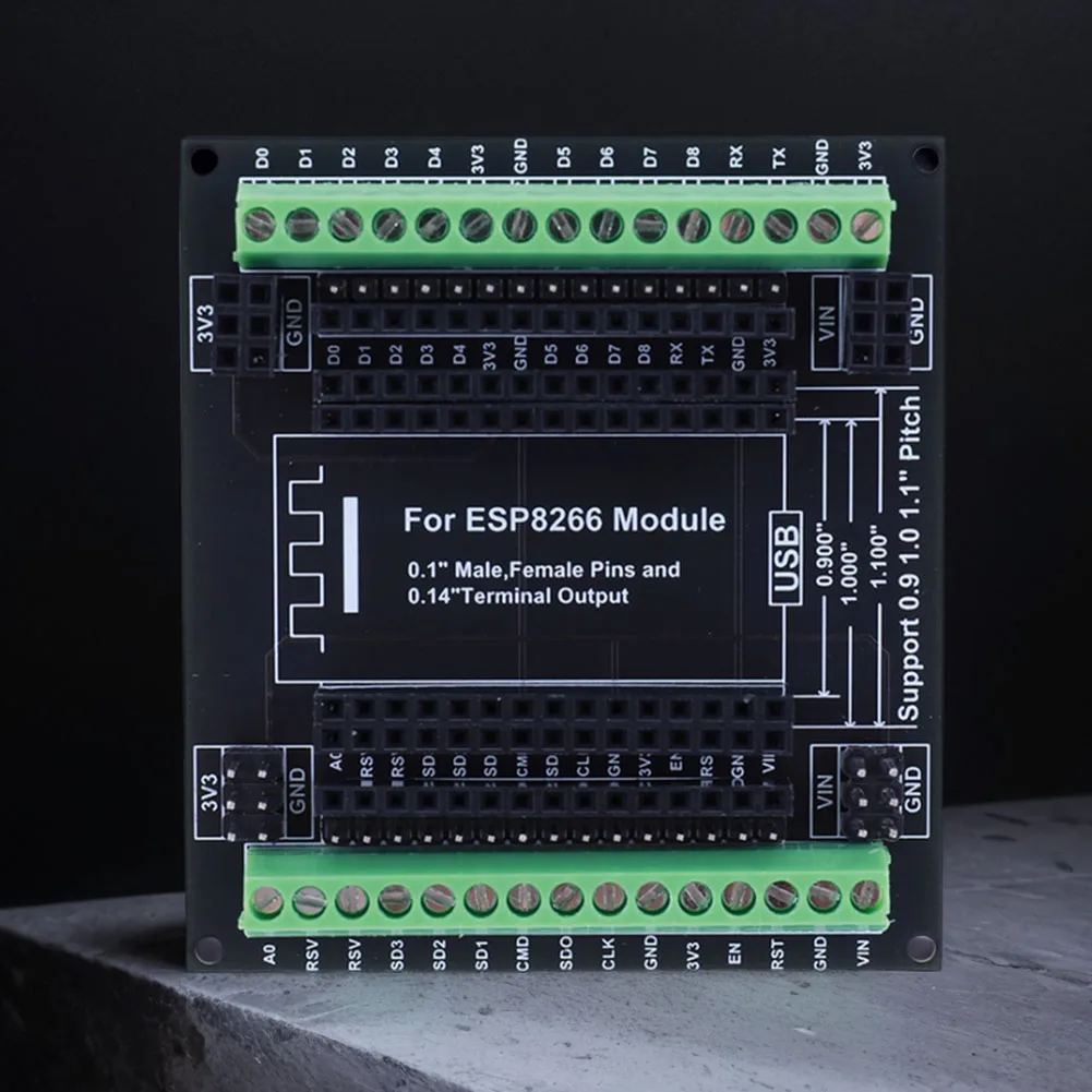 NodeMCU 개발 보드용 확장 보드 모듈, ESP8266 ESP-12E, 30 핀 GPIO 1-3 GPIO 확장 모듈