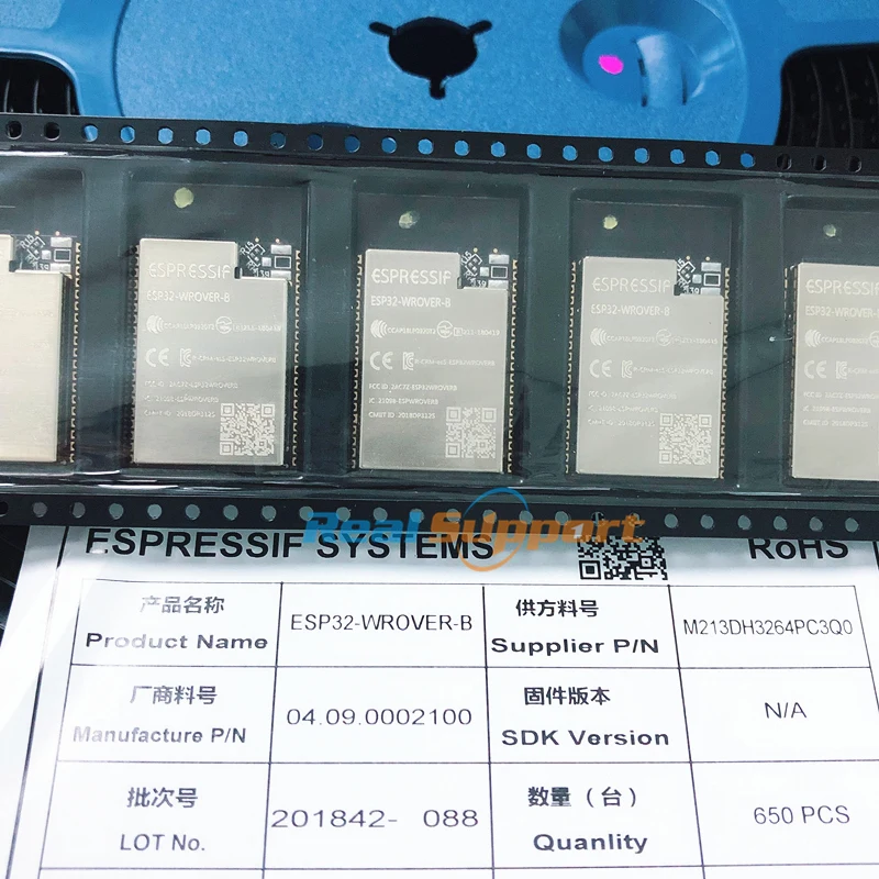 ESP32-WROVER-B 4MB 8MB 16MB ESP32-WROVER ESP32-WROVER-B-N8R8 PCB Antenna module SPI based on ESP32-D0WD WiFi-BT-BLE MCU module