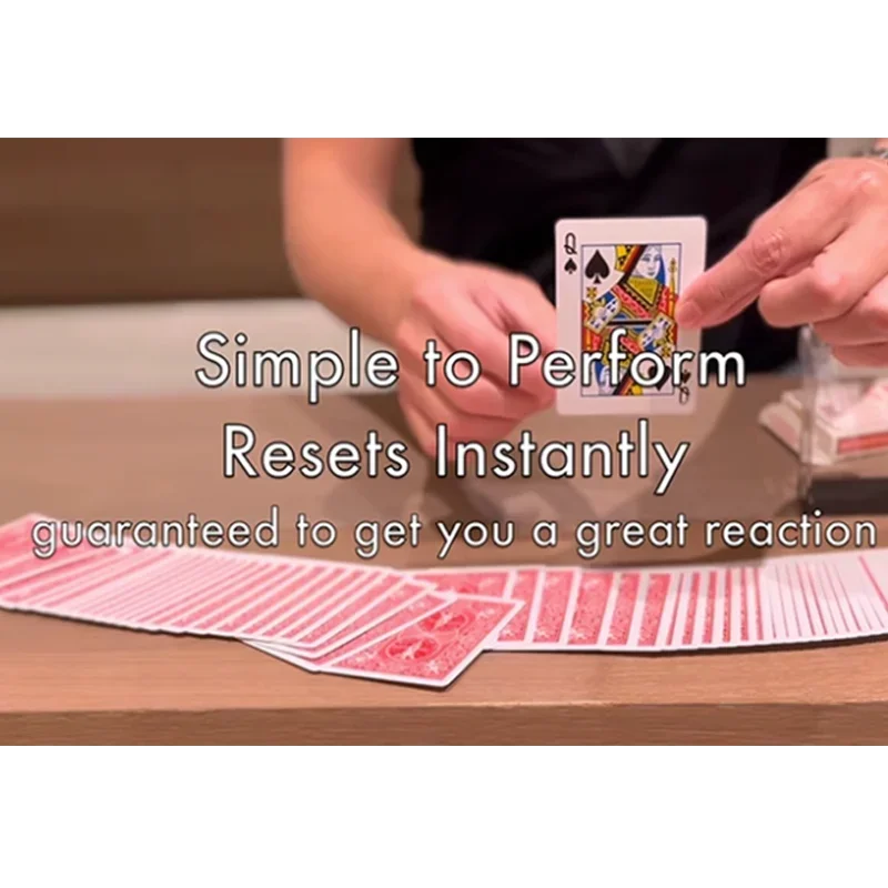 Insta Box By Taiwan Ben Magic Tricks 카드 인 박스 선택 카드가 박스에 나타남 Poke Magia 닫기 거리 환상 특수 효과 소품