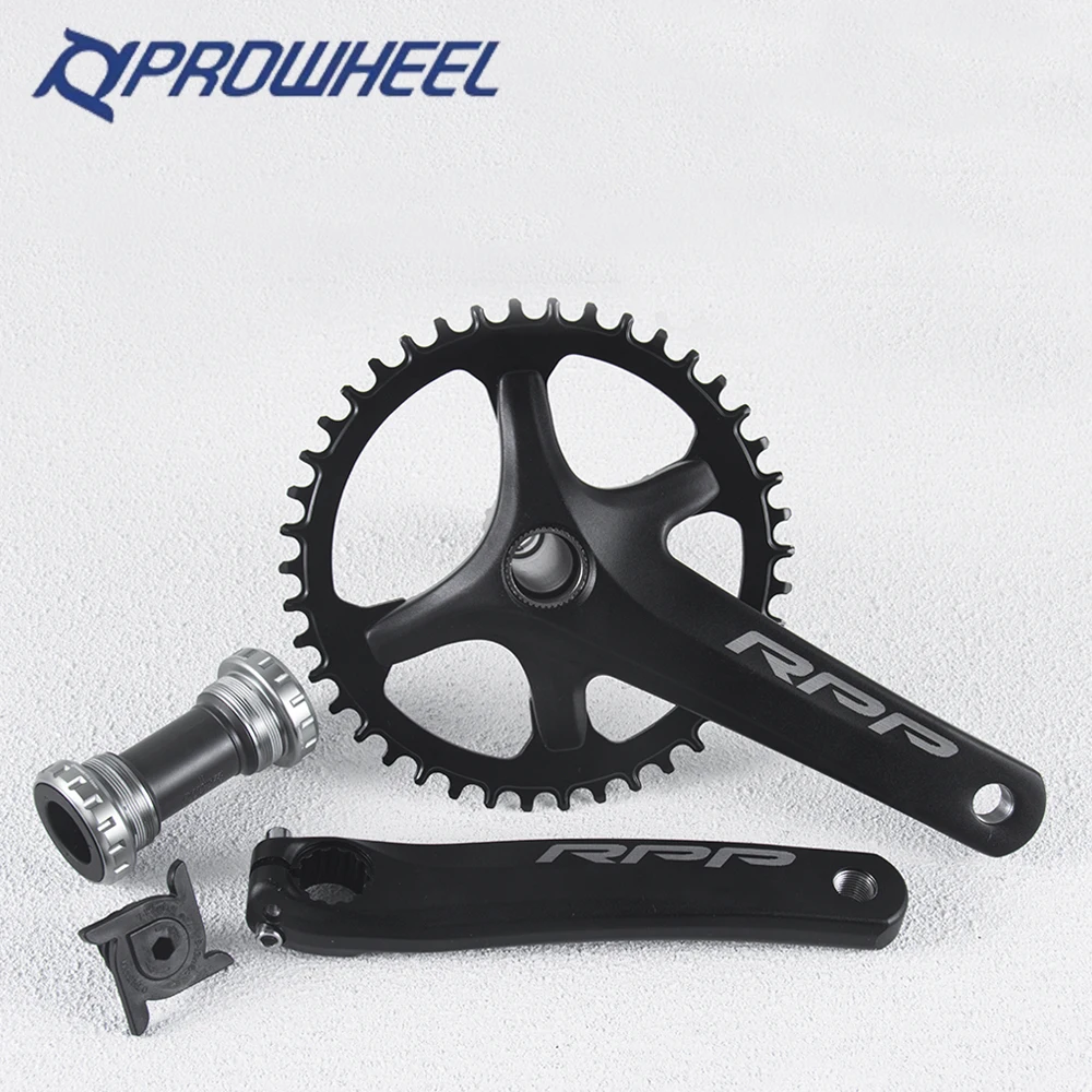 PEDALIER ACIER VELO ANCIEN VINTAGE ROAD BICYCLE CRANKSET sm