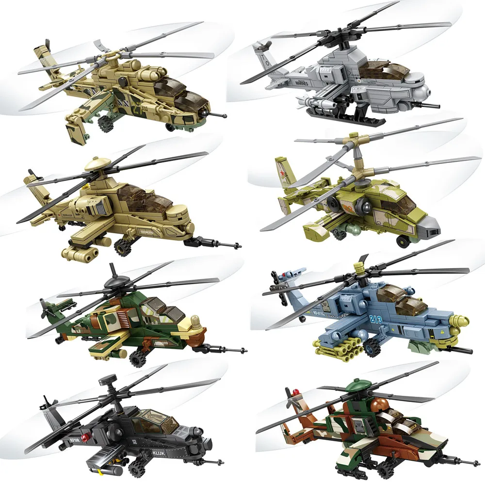 Mini Military Helicopter Model