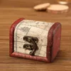 Jewelry Box Vintage Wood Handmade Box With Mini Metal Lock For Storing Jewelry Treasure Pearl Luxurious Home Accessories Tools 1