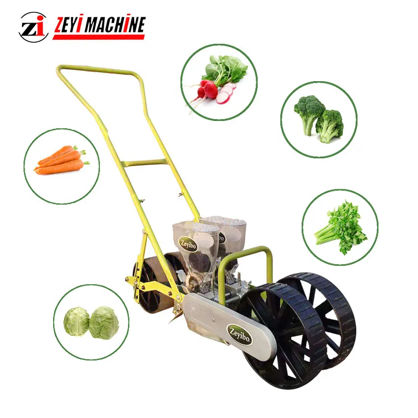 

ZY-SC-02 2 rows High Precision Hand Push Vegetable Seeder 2 rows