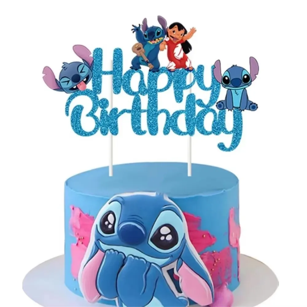 Lilo & Stitch Taart Toppers - Set van 1/25 stuks