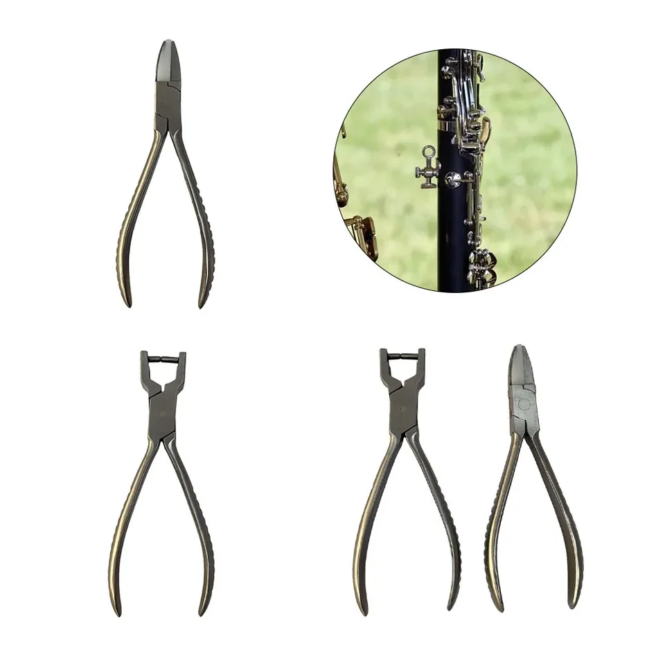 Agatige Strumenti di Riparazione per Sax, Pinza per la rimozione della Molla per Strumento a fiato per Flauto, clarinetto, Sassofono Agatige Strumenti di Riparazione per Sax, Pinza per la rimozione della Molla per Strumento a fiato per Flauto, clarinetto, Sassofono