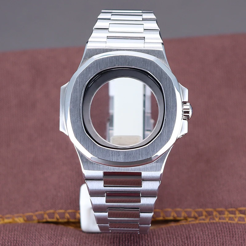 Watch case watch screen protector case watch cover watch protective case watch protective cover apple watch case tpu protective case 39.5mm sapphire crystal glass for modified nautilus seiko nh34 nh35 nh36 38 movement dial waterproof