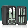 Portable 7Pcs/Set Stainless Steel Nail Clippers Kit Travel Manicure Tools Ear Cleaning Tools Nail Care Pedicure Tool 1