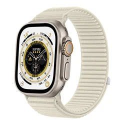 Premium Velcro Strap Replacement for Smartwatches - Adjustable Multi - Size Options (Starlight)