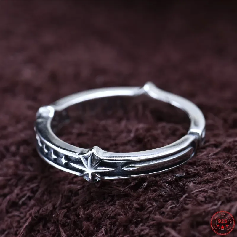 

Мужское и женское кольцо из серебра 925 пробы, регулируемый размер