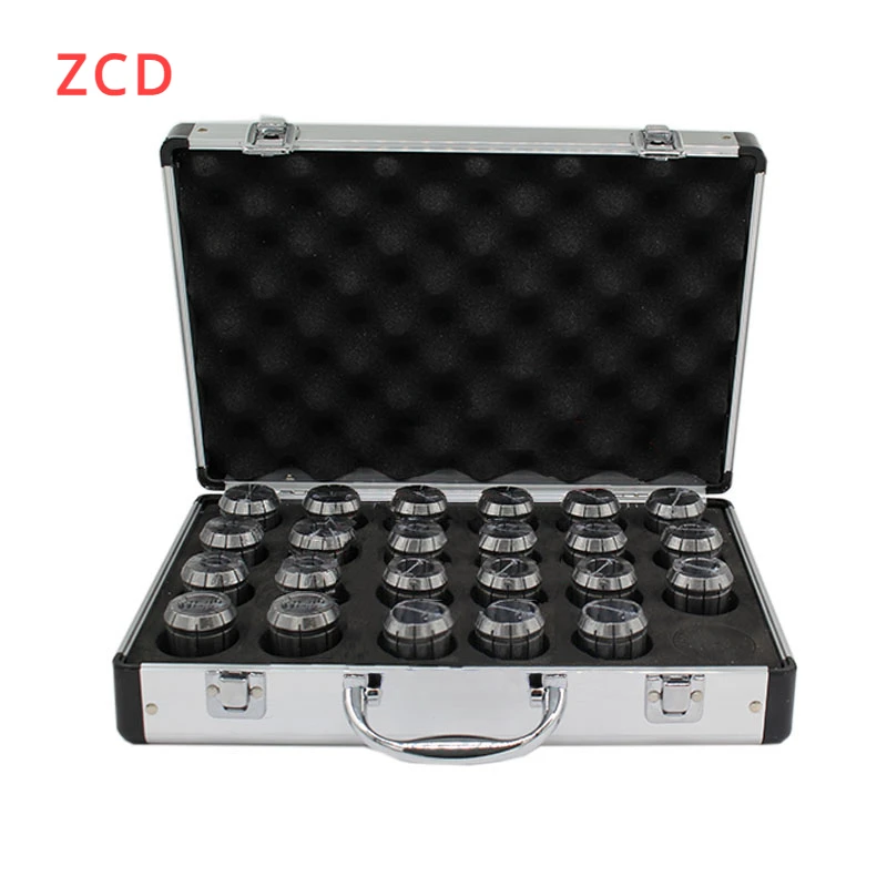 

ZCD ER11 ER16 ER20 ER25 ER32 ER40 Set A / AA/AAA ER Spring Collet Chuck for CNC Milling Tool Holder Engraving Machine