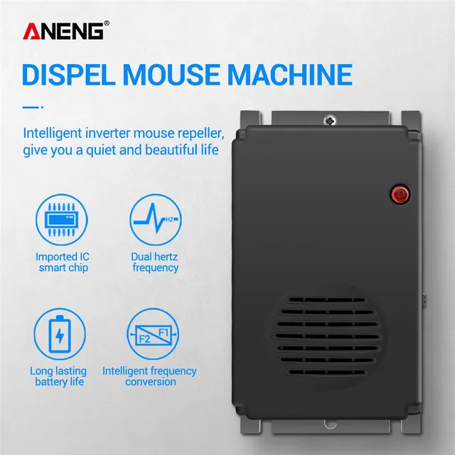 Aneng Ultrahangos Egérréta Patkány Elutasító Elektronikus Egér Gyilkos Hordozható Expeller - Image 2
