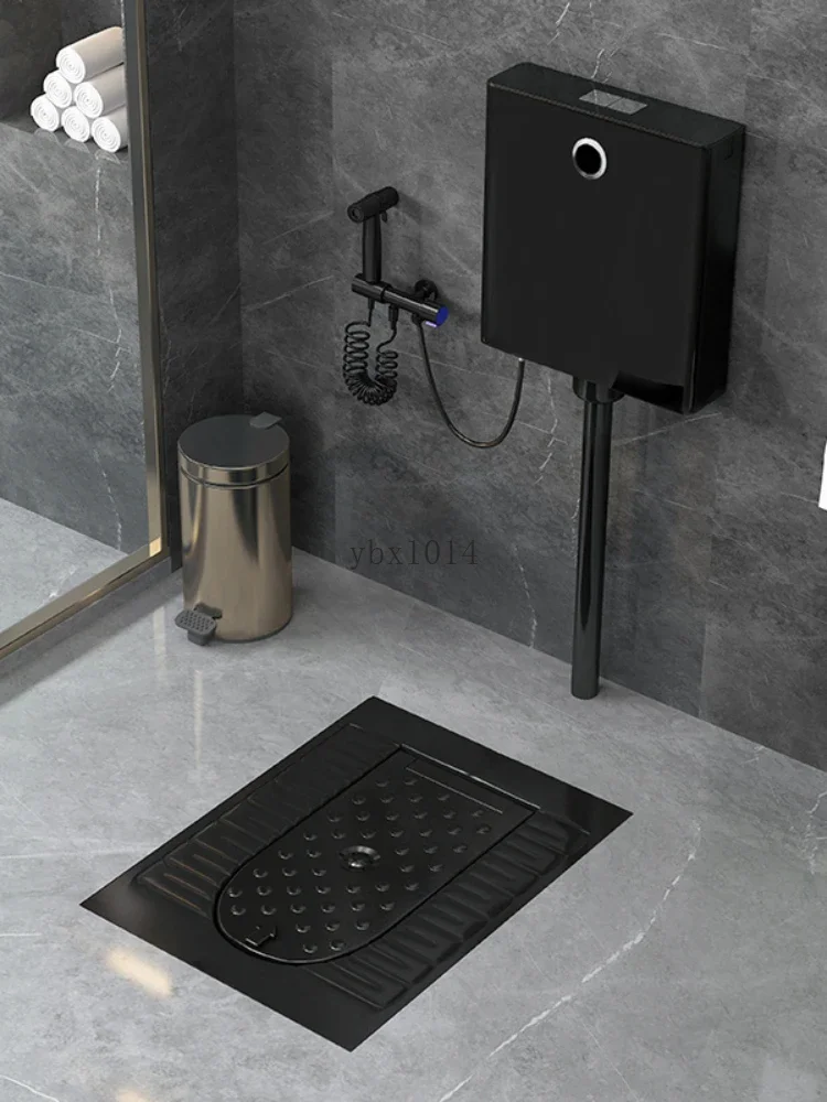 ~Household Toilet Water Tank Set Bathroom Small Apartment Shower Room Potty Chair with Cover Toilet 2