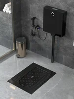 ~Household Toilet Water Tank Set Bathroom Small Apartment Shower Room Potty Chair with Cover Toilet 2