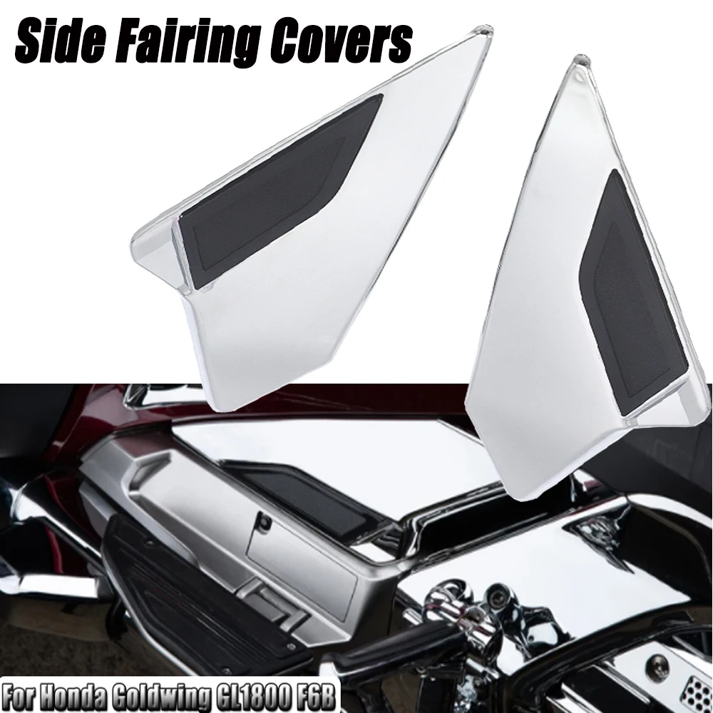 

For Honda Goldwing 1800 GL1800 2018 2019 2020 Chrome Accessories Motorcycle Side Fairing Covers Decorative Trims