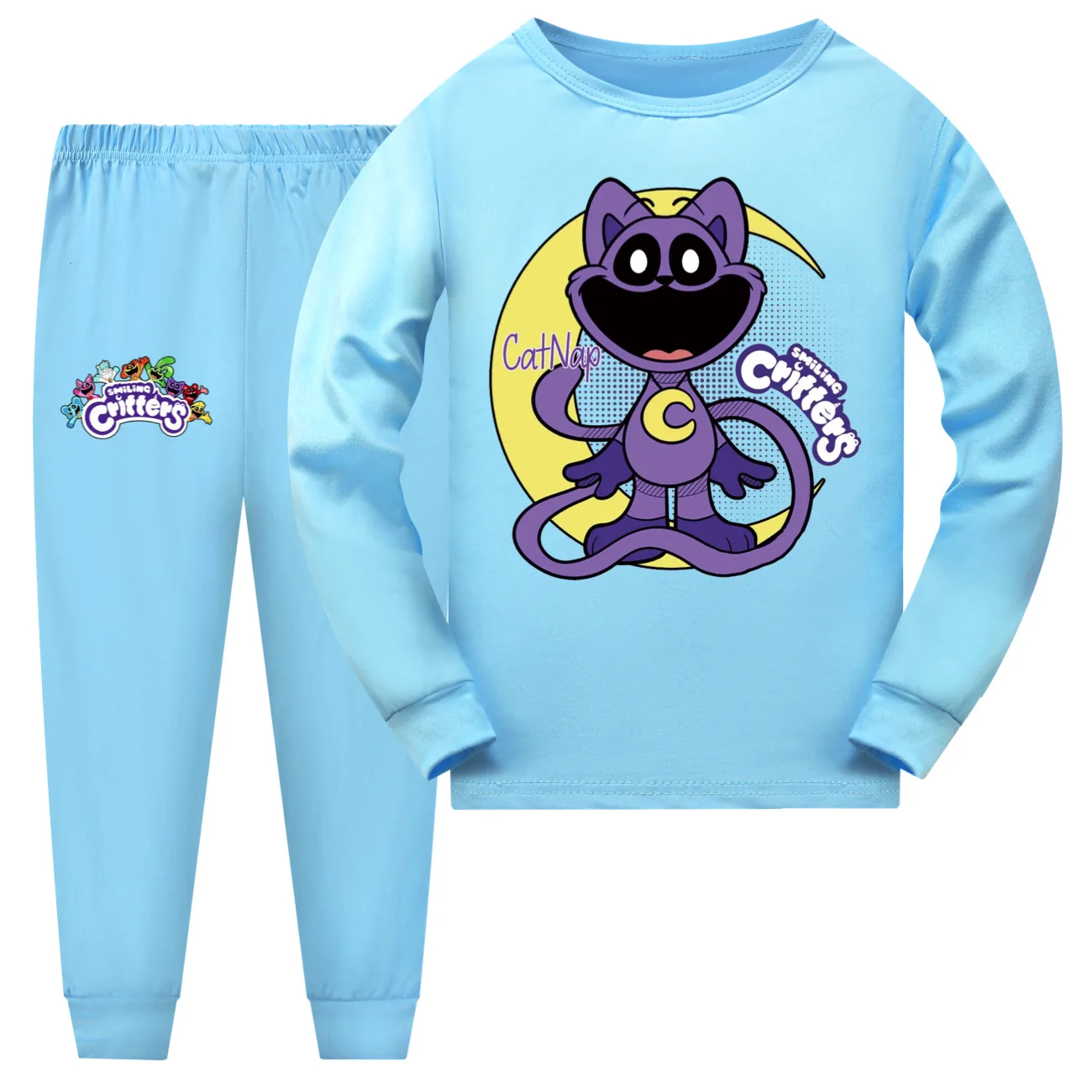 Smiling Critters Kids Clothes Baby Girls Long Sleeve T Shirt Pants 2pcs Sets Teenager Boys Casaul Sleepwear Kids Cartoon Pyjama kids clothing set kids t shirt girls clothing set boys clothing set