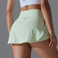 Outdoor Sports Yoga Skirt Badminton Tennis Skirt High Waist Breathable Sweat Skirt Active Athletic Yoga Fitness Skirt Short - Image 3