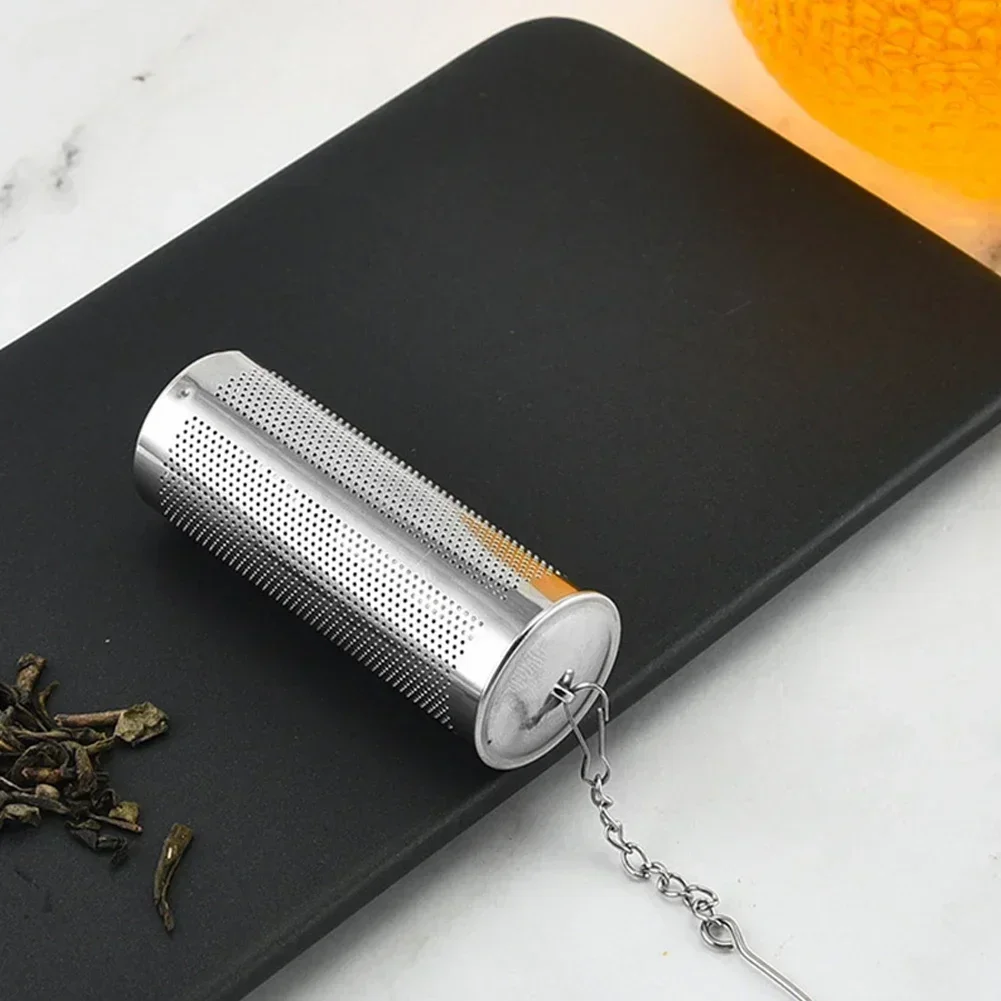 Tea Infuser 1PCS Stainless Steel Tea Ball Infuser Strainer Leaf Spice Herbal Teapot Reusable Mesh Filter Home Kitchen Accessories Tea Strainer Tea Filter