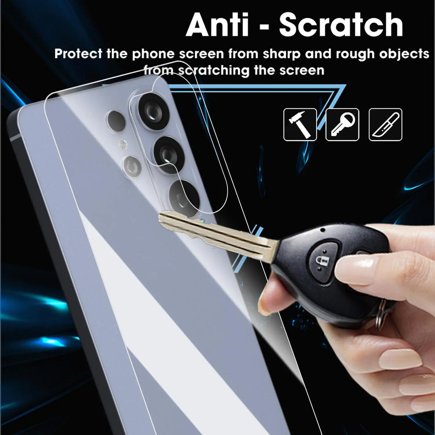 Premium Back Screen Protector - 9H Hardness Tempered Glass Anti-Scratch Film